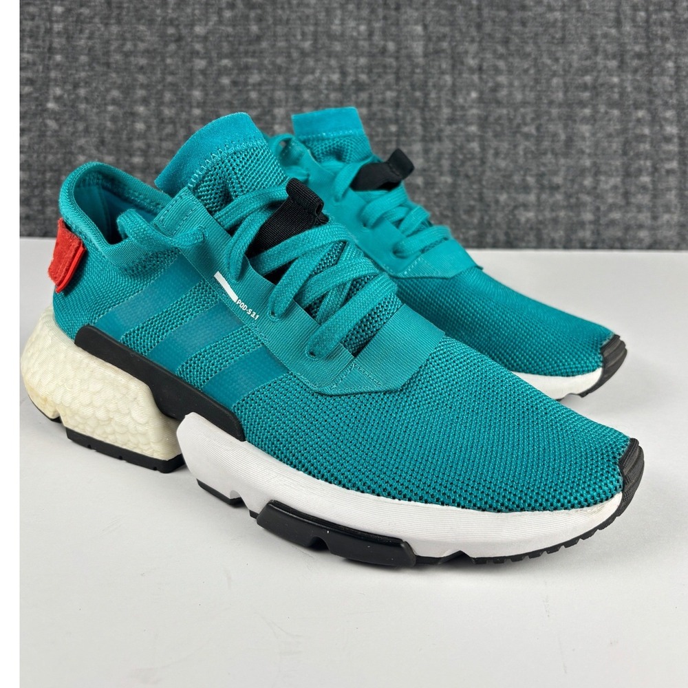 Adidas POD-S3.1 Running Shoes G26513 Teal Blue Boost Sneakers Size 7.5 Mens